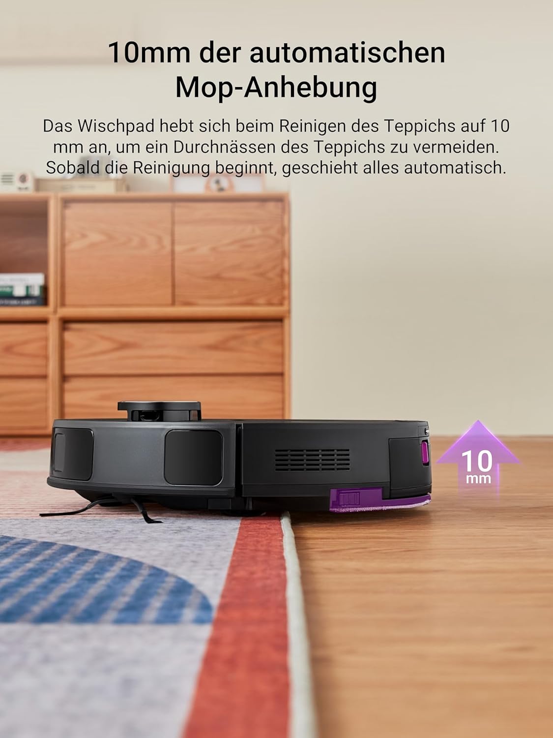 Saug- & Wischroboter E10s, E10s Schwarz