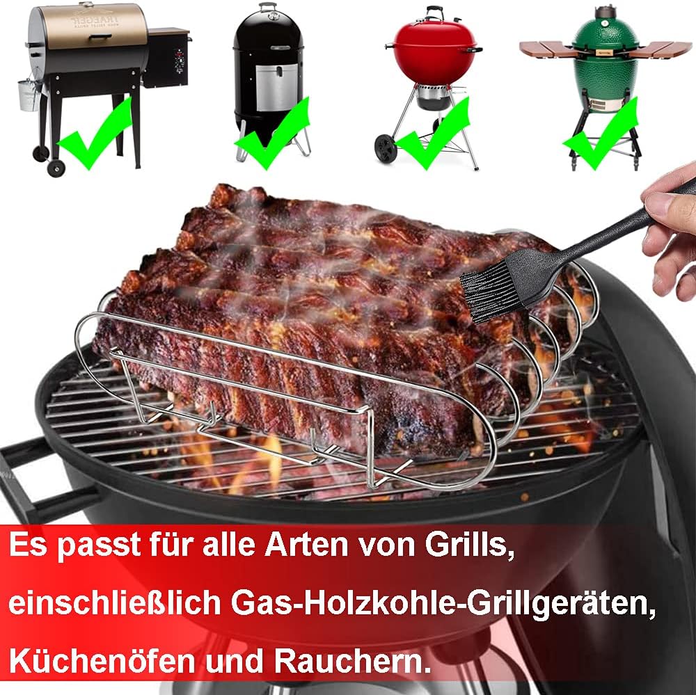 Spareribs-Halter für 5 Rippchen