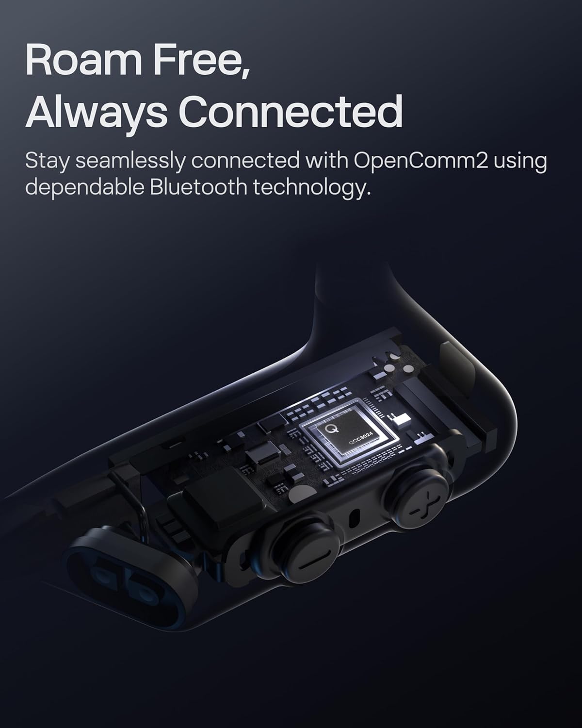 OpenComm2 Knochenschall Bluetooth-Headset, Standard (USB-C Laden)