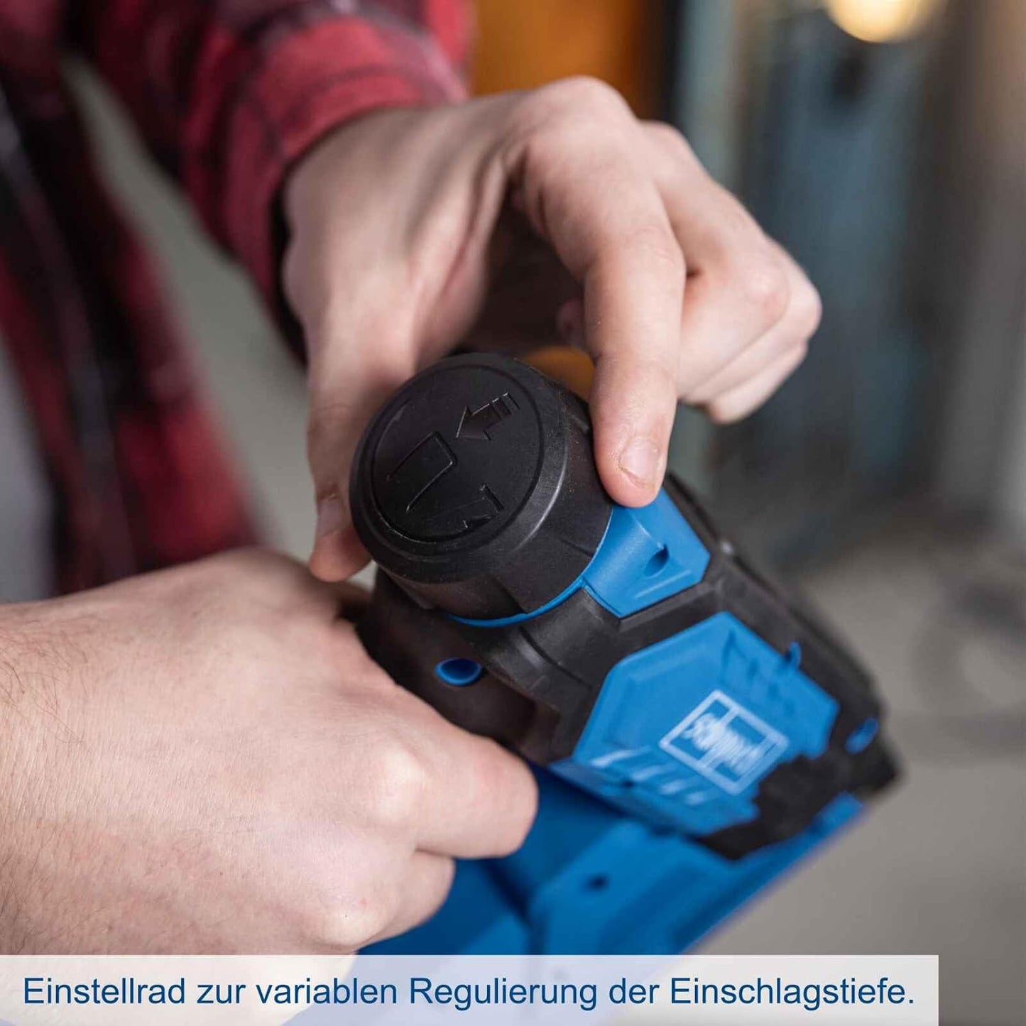 Akku-Klammer- und Nagelpistole C-NAG180-X, mit 2Ah Akku & Ladegerät