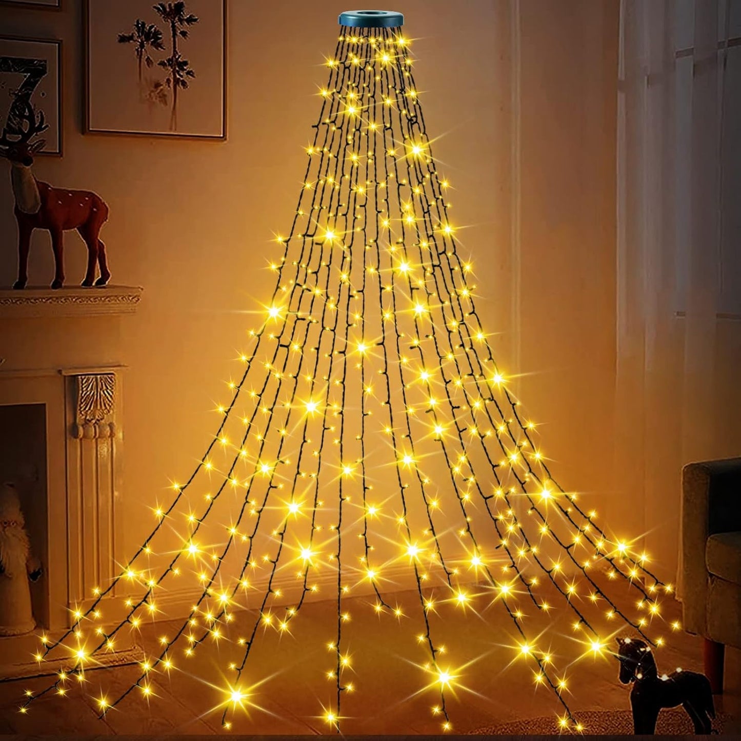 Christbaumbeleuchtung mit 400 LEDs