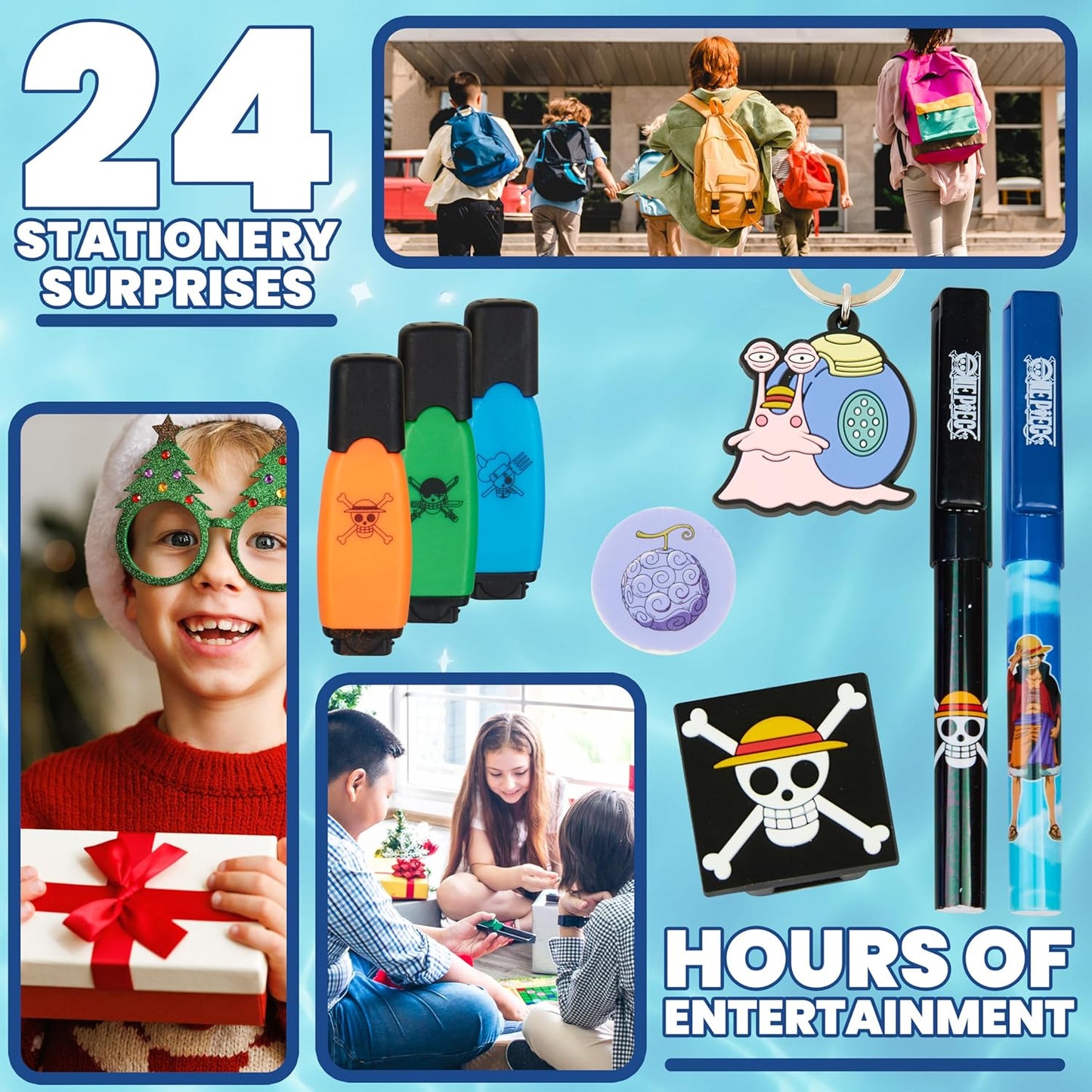 Adventskalender 2025 für Kinder mit Anime-Accessoires