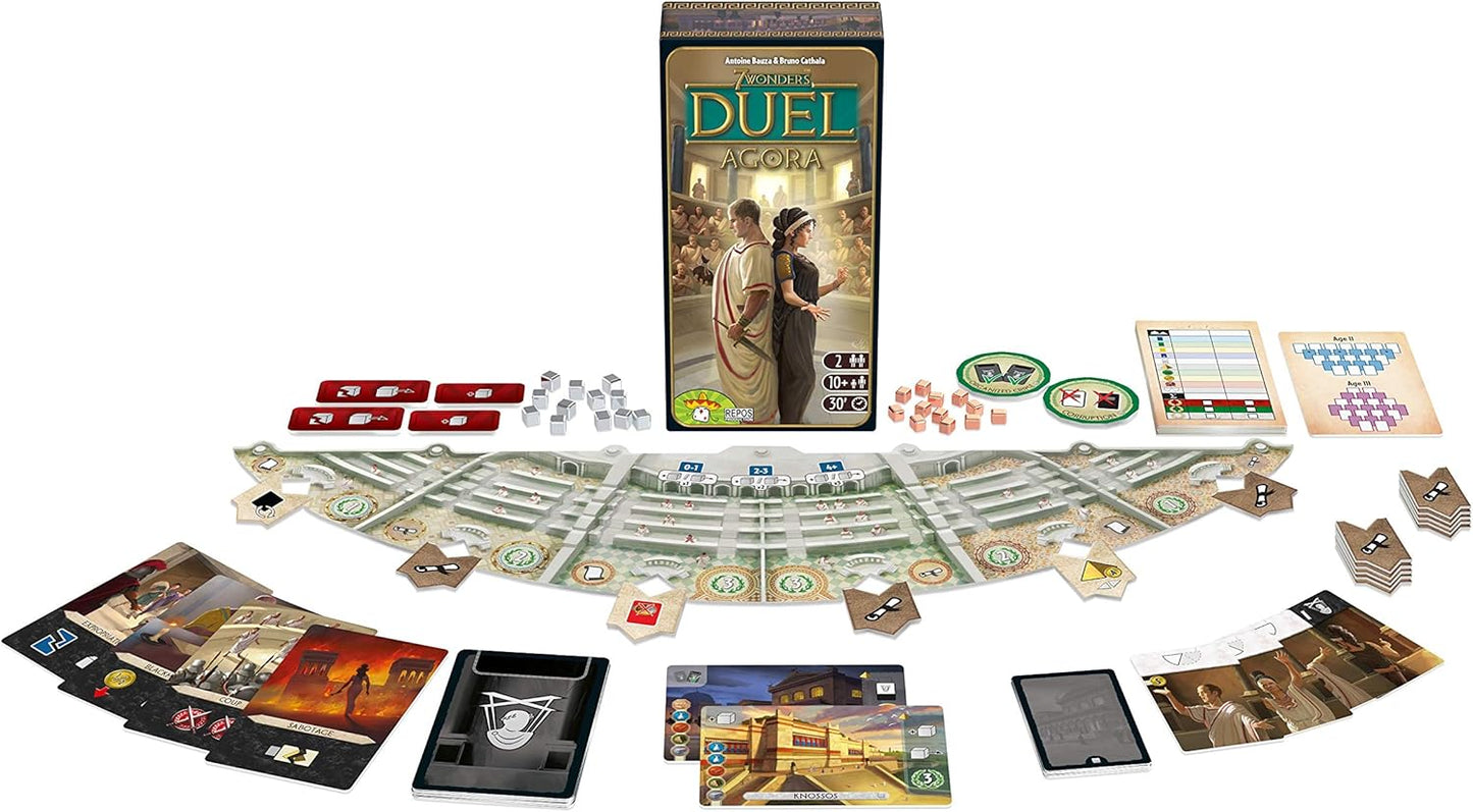 7 Wonders Duel - Agora, 2 Spieler c. Agora (Erweiterung)