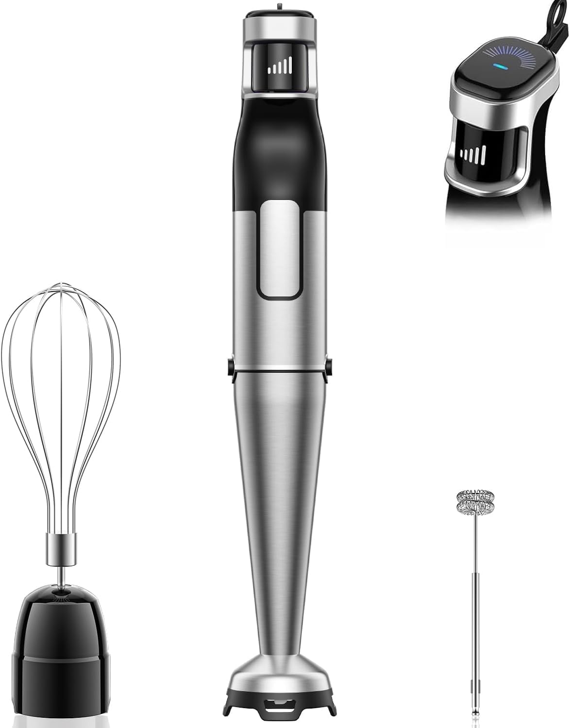 Stabmixer Set, Silber