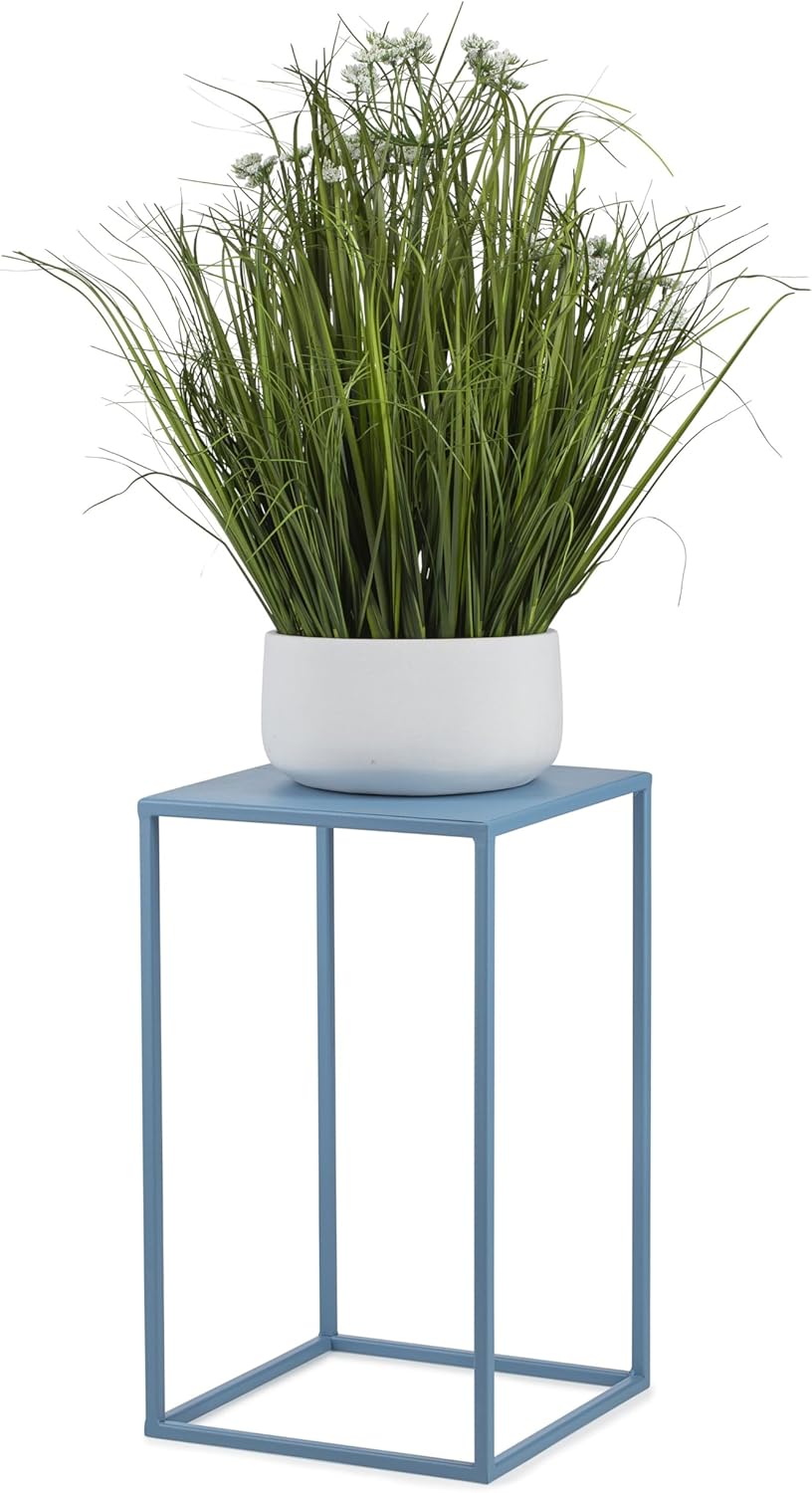 Loft-Stil Blumenständer, 40 cm hoch, Blau, 40 cm