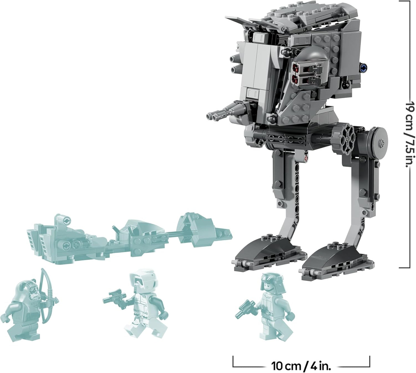 Interaktives LEGO Set: AT-ST Angriff auf Endor, Smart Play: At-st Attack On Endor 75424