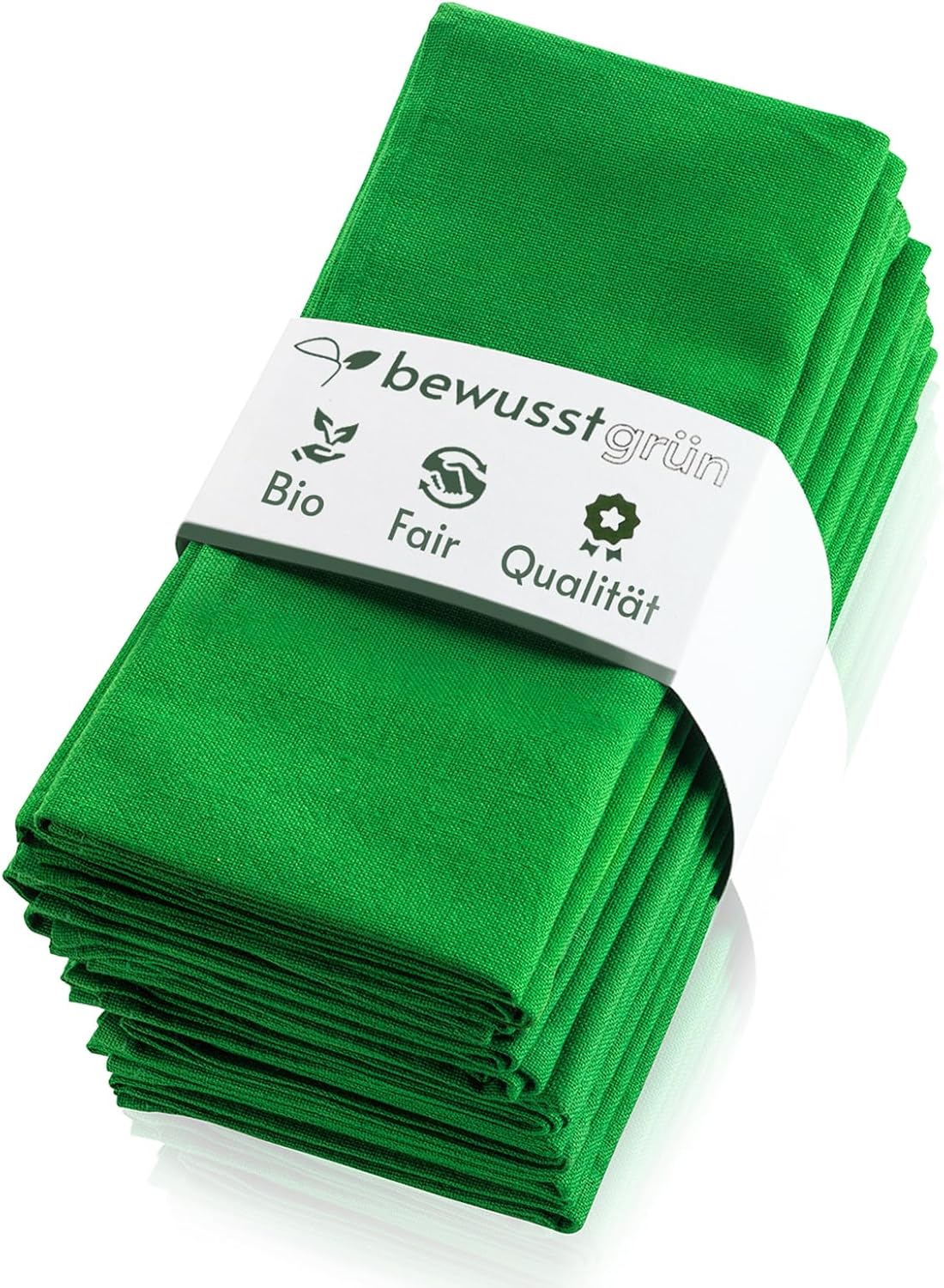 12er-Set Stoffservietten, Grün 12er Set