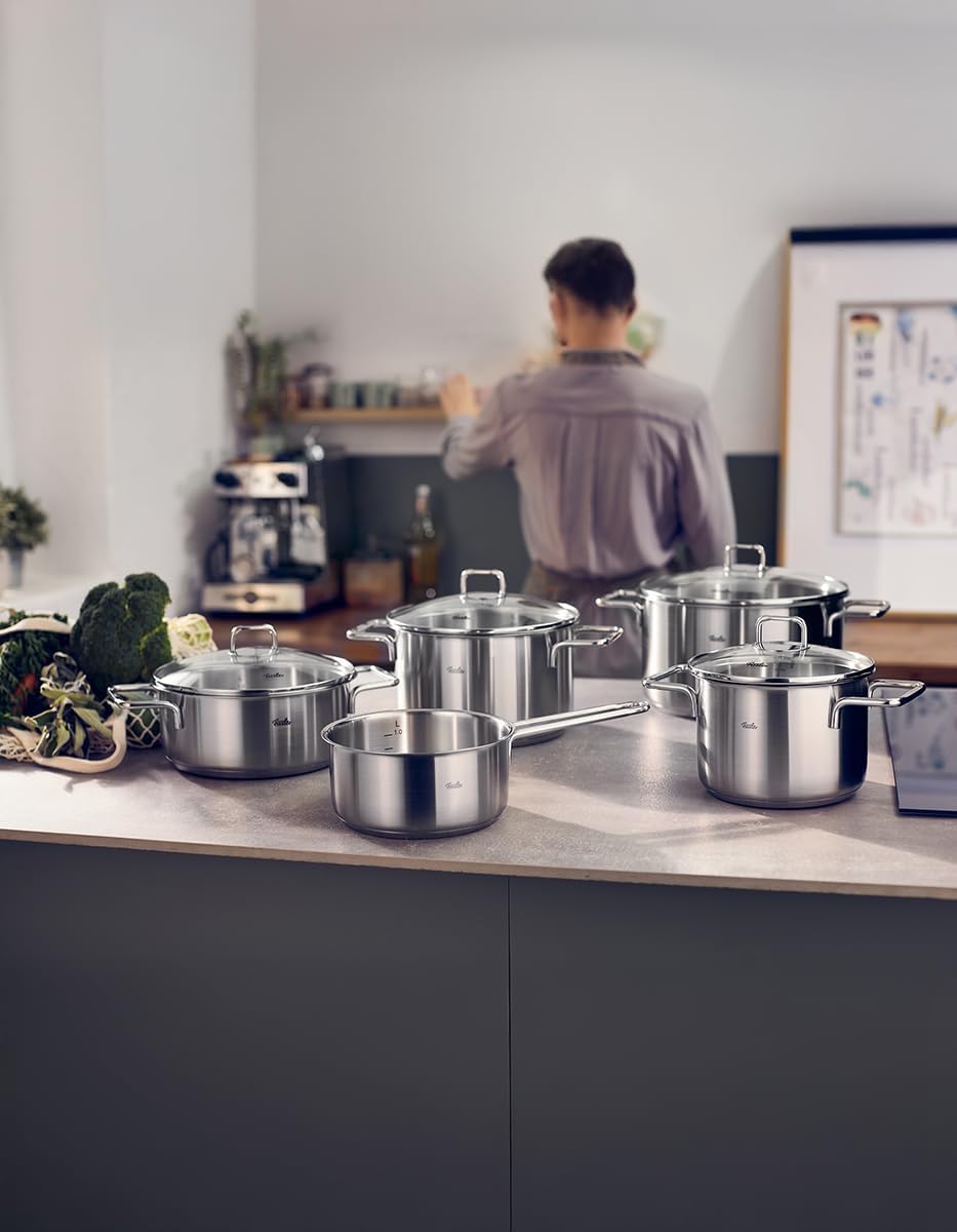SatiTherm 5-teiliges Topfset mit Glasdeckel