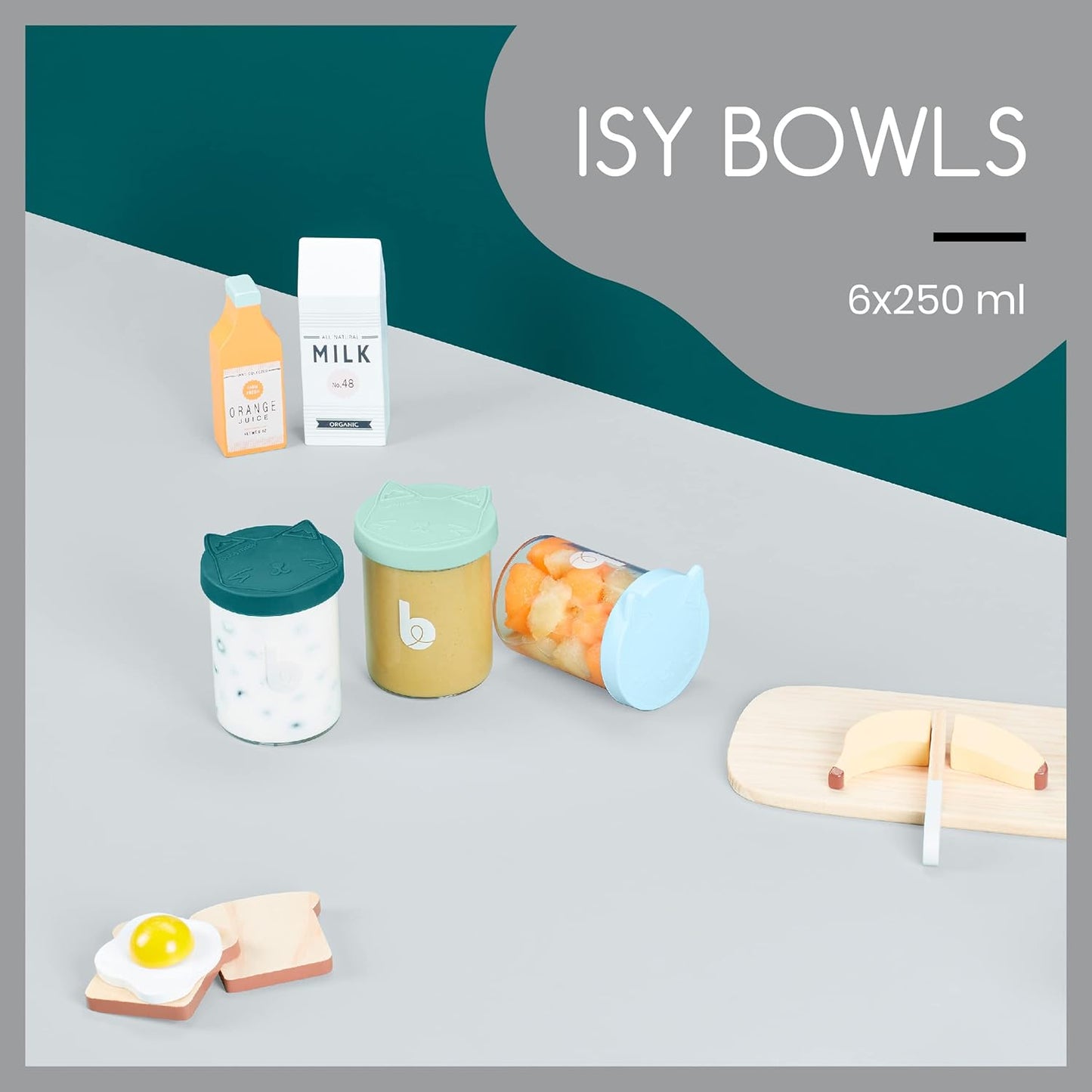 ISY BOWLS Behälter-Set, 6x250ml
