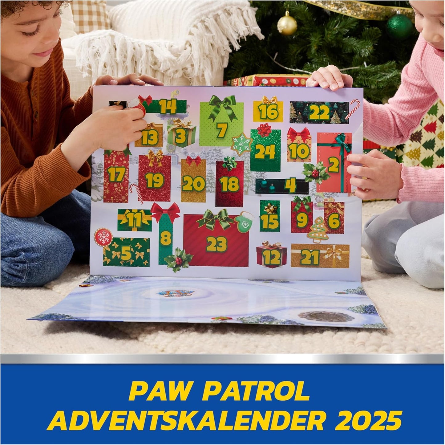 Adventskalender 2025 mit 24 Spielzeug-Überraschungen