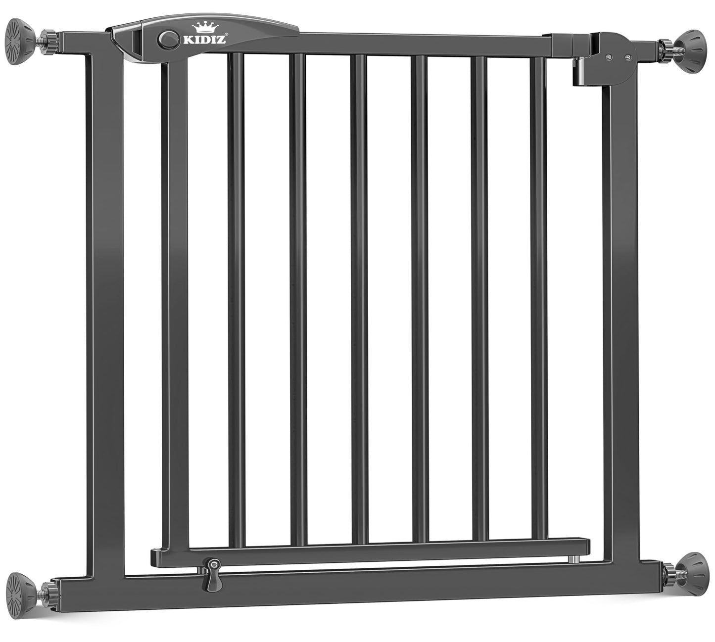 Treppenschutzgitter ohne Bohren, Anthrazit 74 - 80 cm