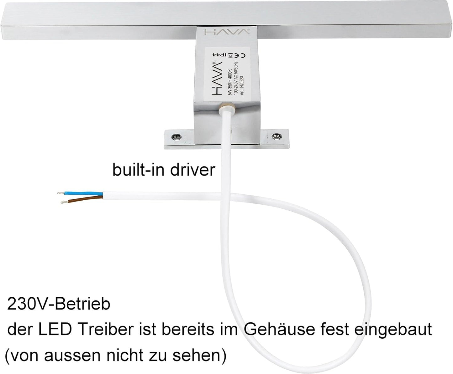 2er-Pack Spiegelleuchte