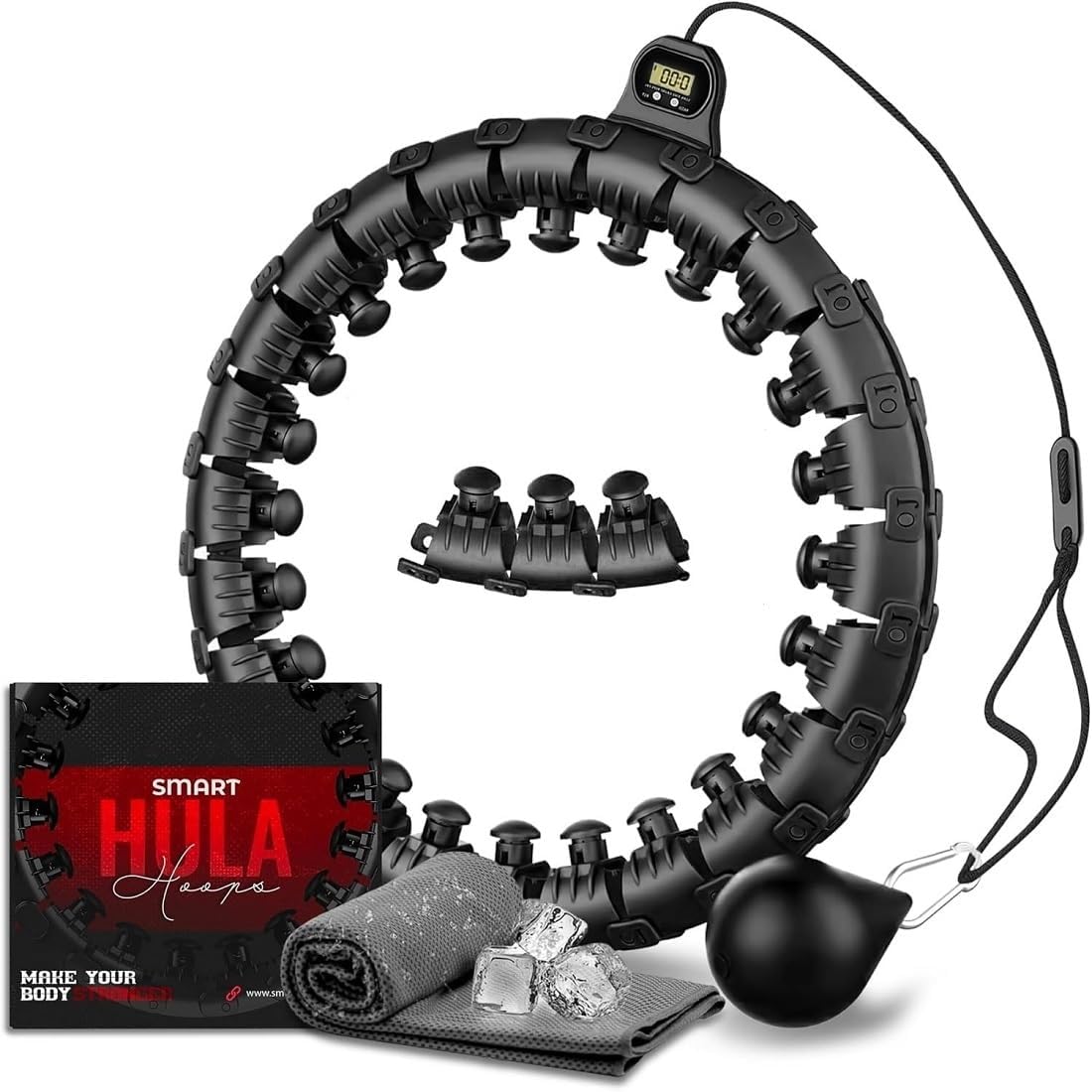 Smart Hula Hoop mit 27 abnehmbaren Gliedern