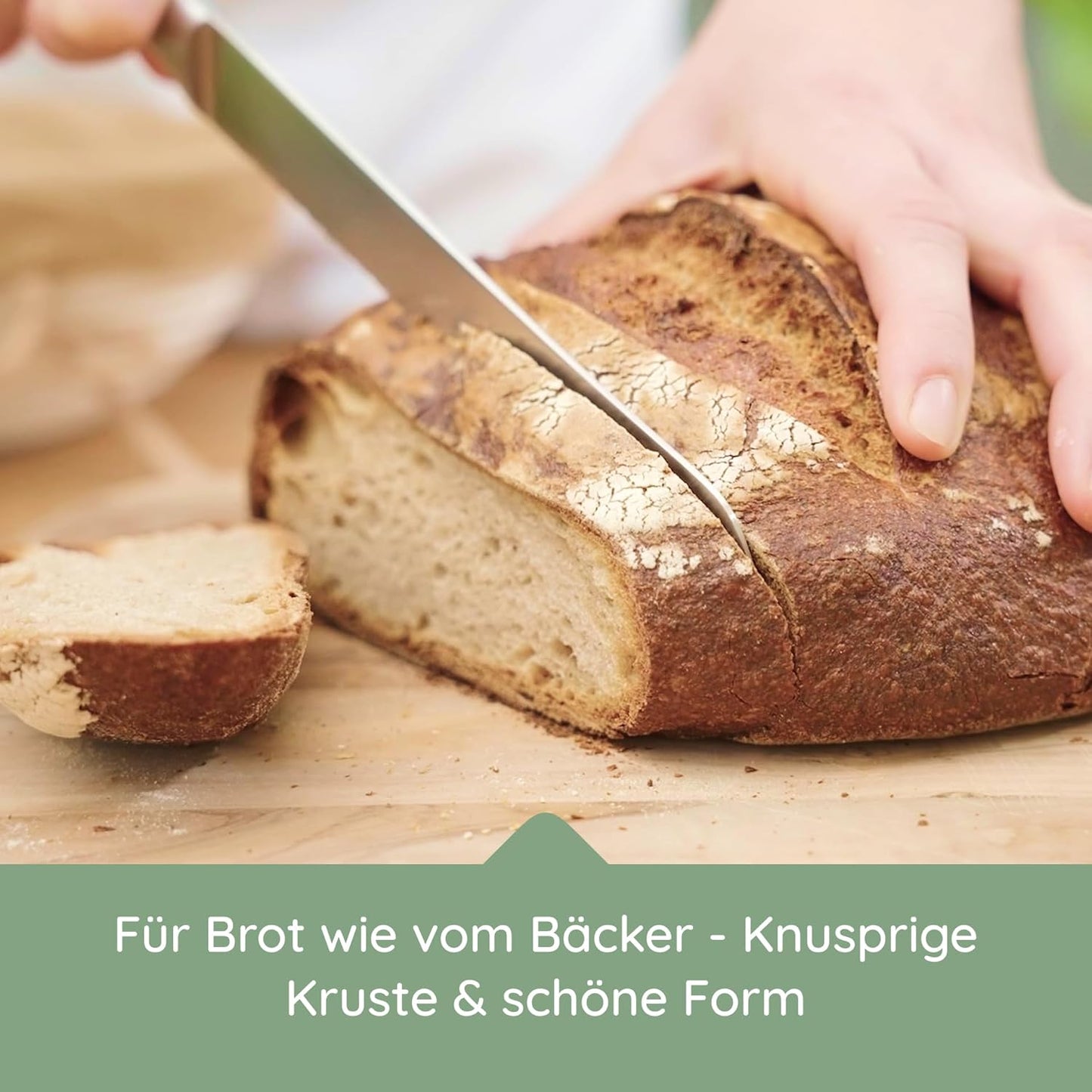 Gärkörbchen mit Bezug, rund Ø 25cm
