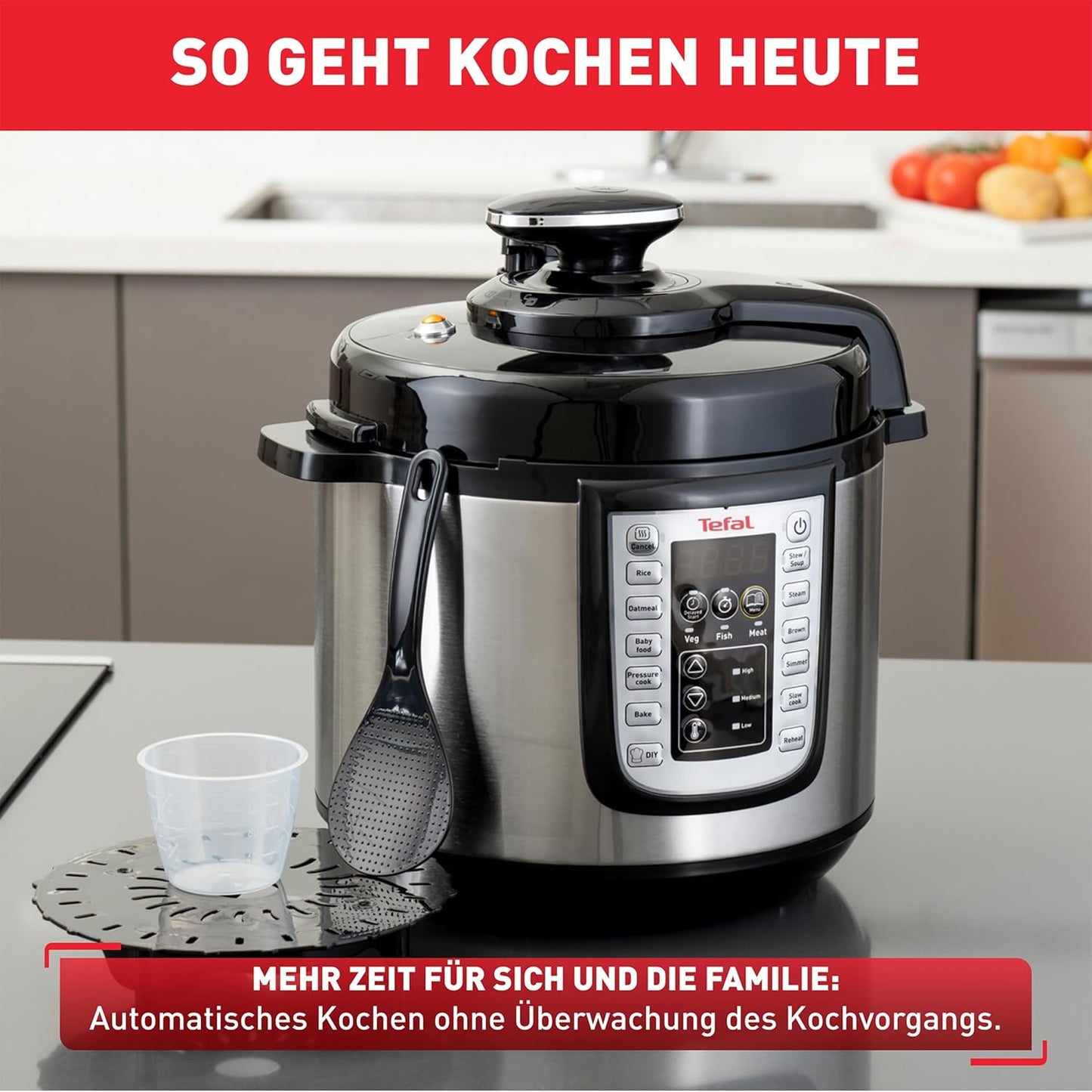 Fast & Delicious Multikocher mit 25 Programmen, CY505EF0, Neue Version