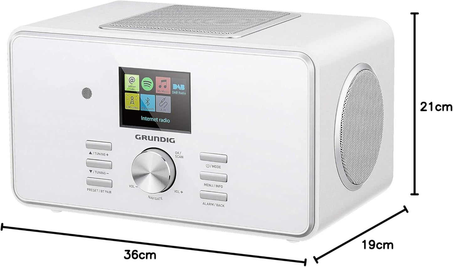 All-In-One DTR 6000 X, Weiss Stereo mit Sub 2.1 / All-in-one Single