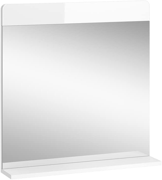 Badezimmerspiegel Izan, 60L x 12B cm, Weiss