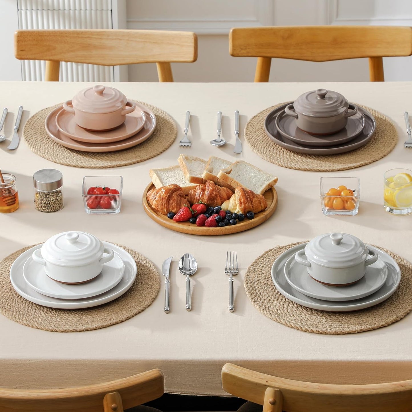 Mini Cocotte Auflaufform-Set, multi-color