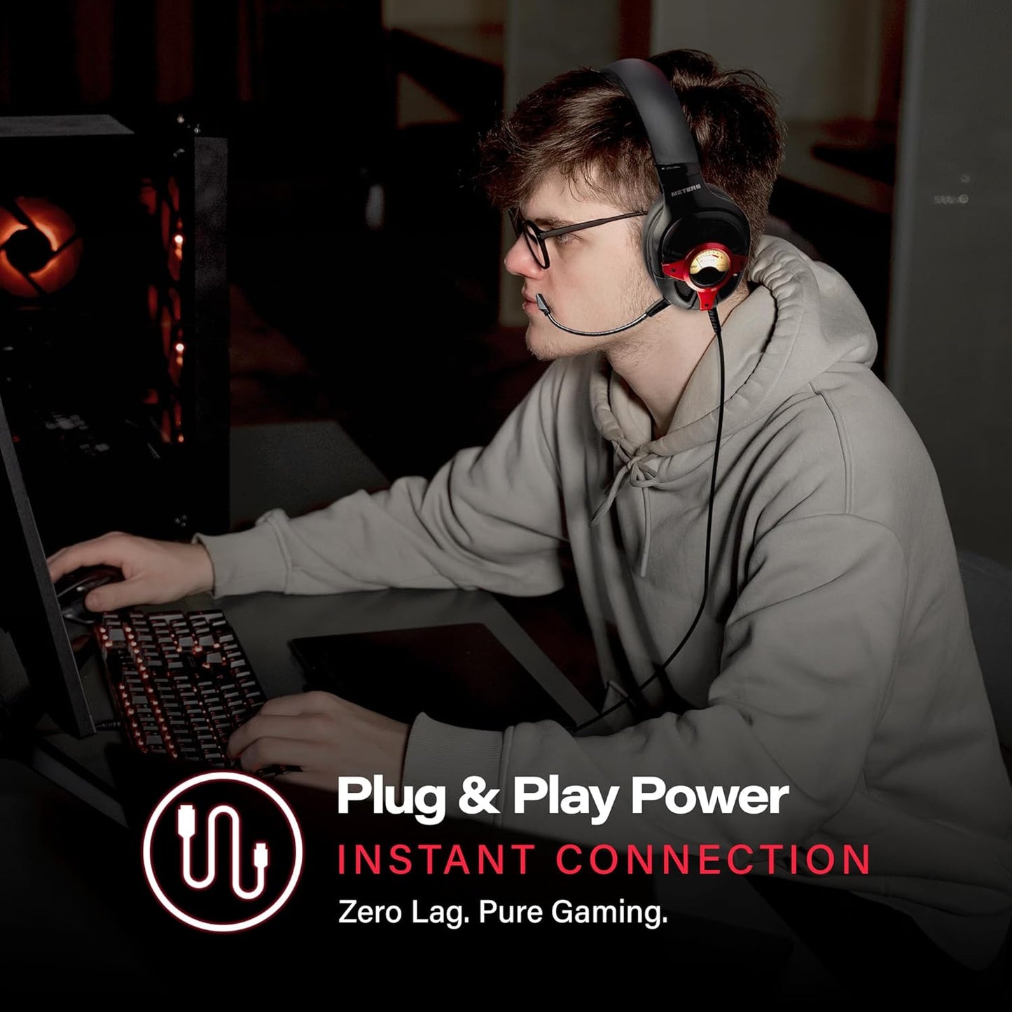 M-Level-UP Gaming-Headset mit 7.1 Surround-Sound