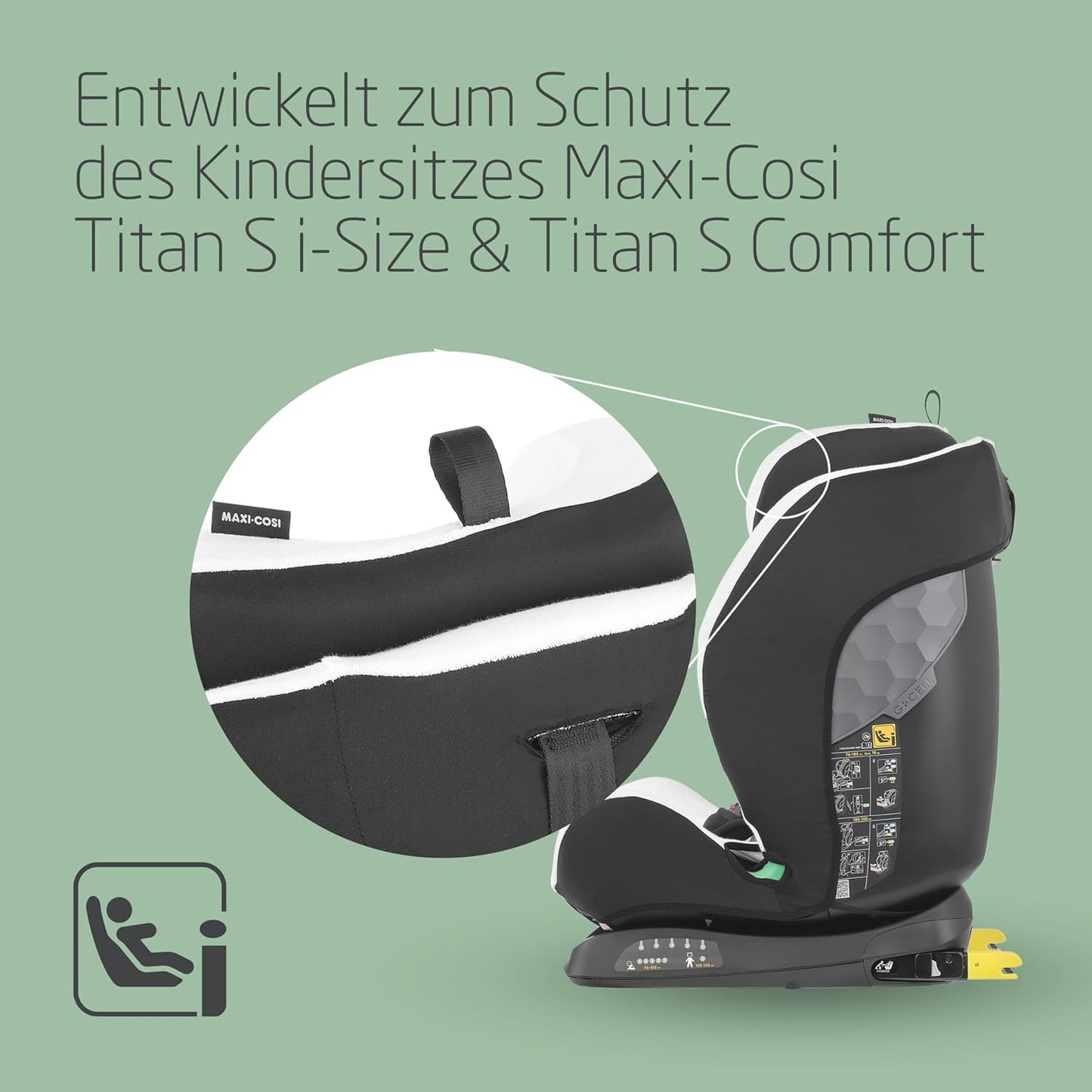 Babyschalenbezug, Natural White
