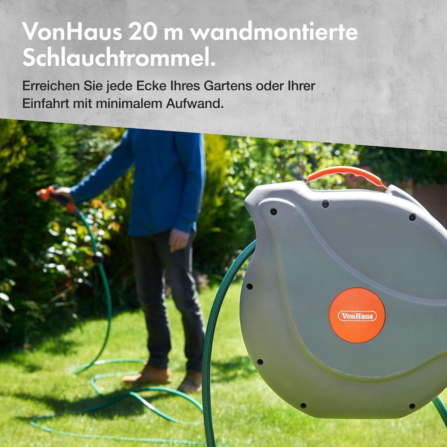Gartenschlauch-Trommel, 20 m