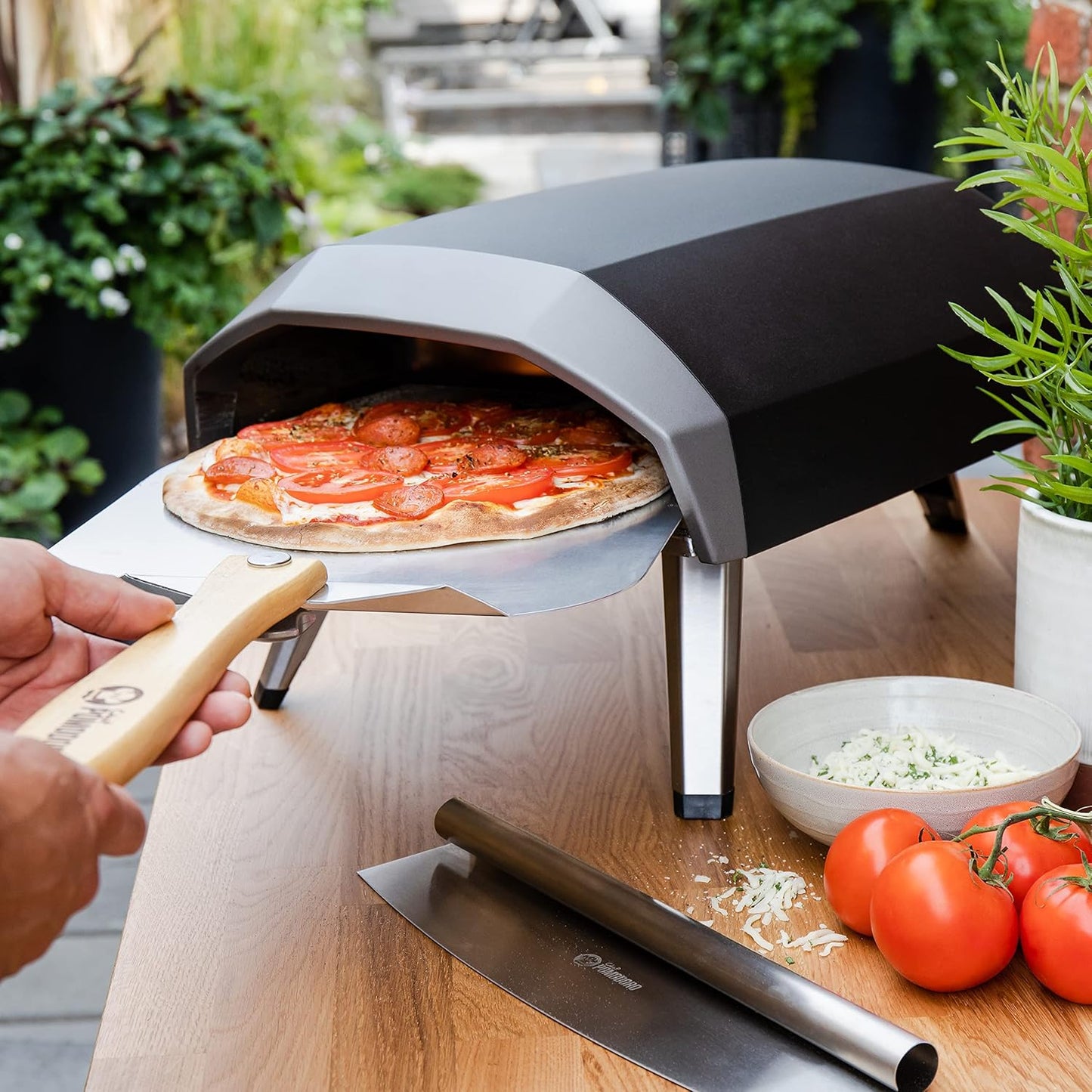 Pizzaschieber mit klappbarem Griff, 30,5 x 35,6 cm (Nur Schieber)