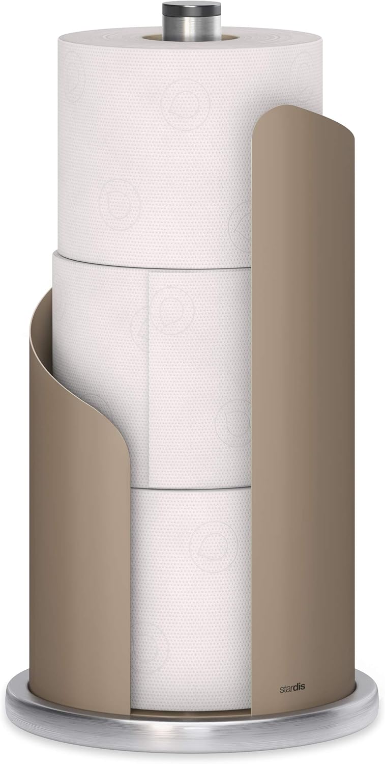 Halter für Küchenrolle, Taupe