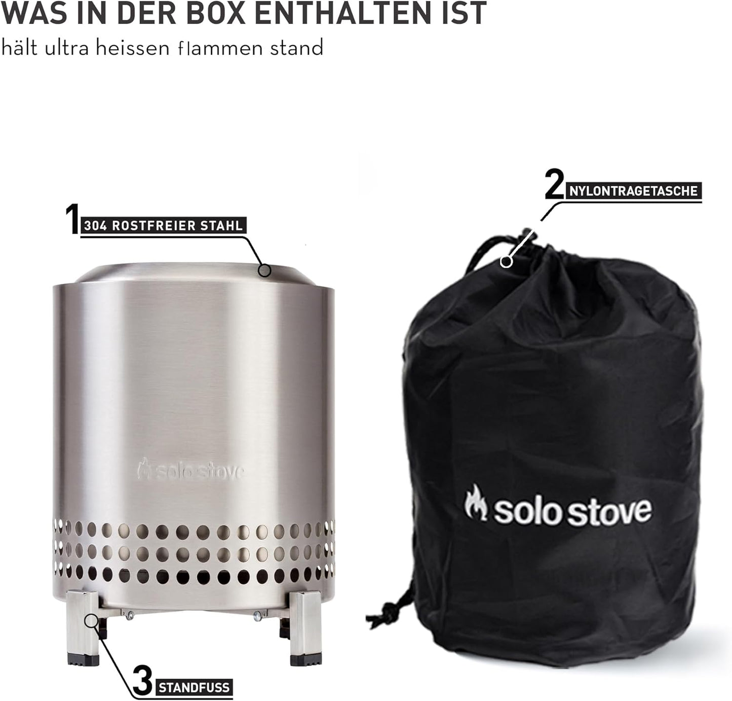 Raucharmer Tischkamin Mesa Edelstahl, Mesa Edelstahl