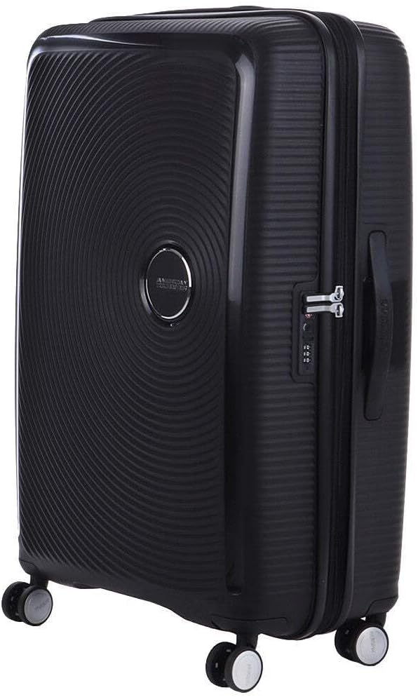 Hartschalenkoffer Soundbox, Schwarz (Bass Black) Spinner L (77 cm - 110 L) Soundbox