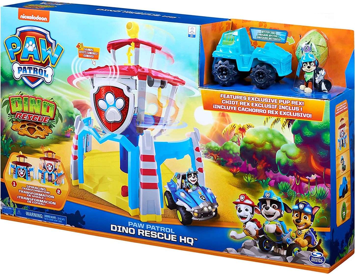 Paw Patrol - Dino Hauptquartier, Spielgebäude