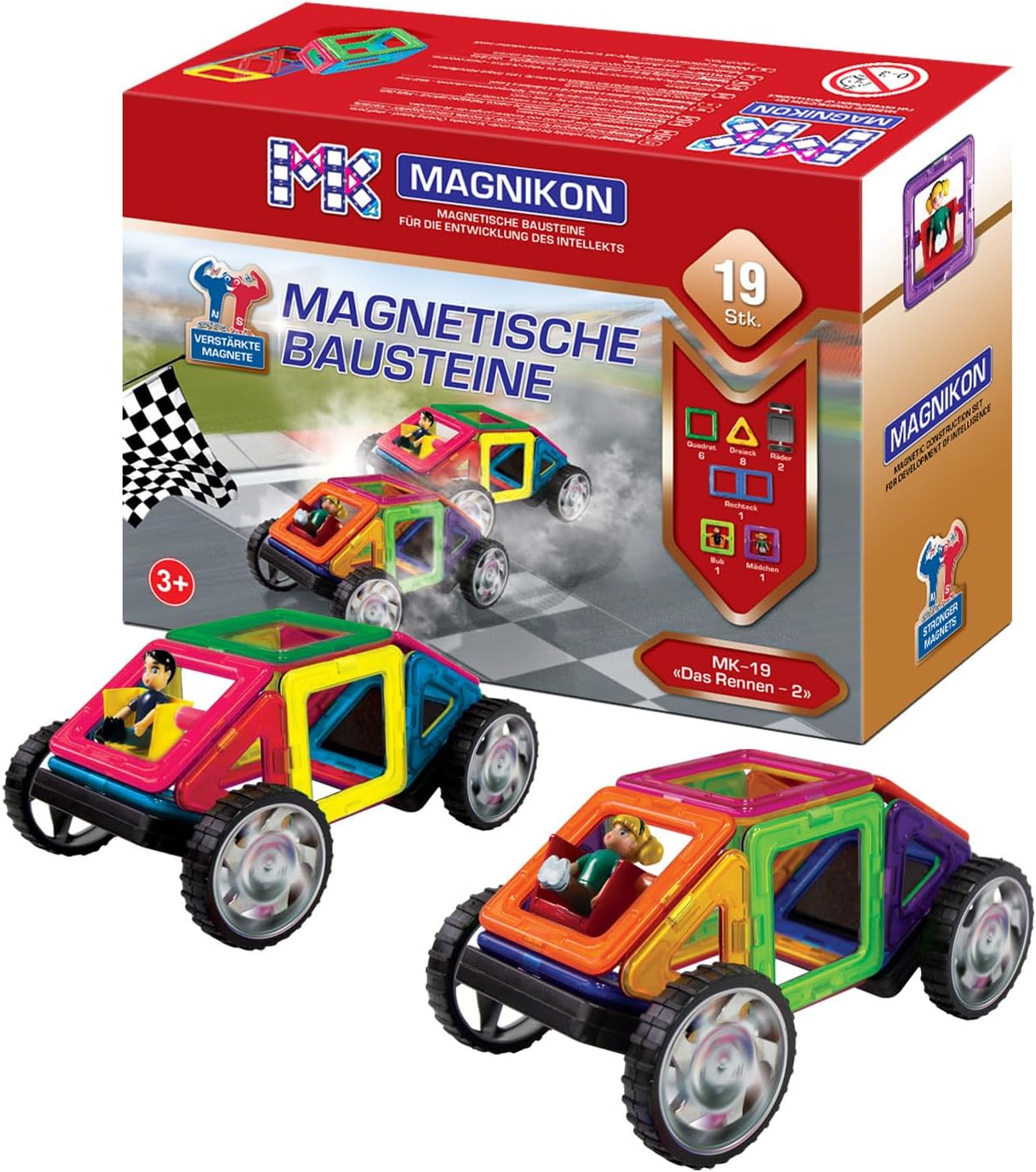 Magnetische Bausteine - Das Rennen, Das Rennen-2