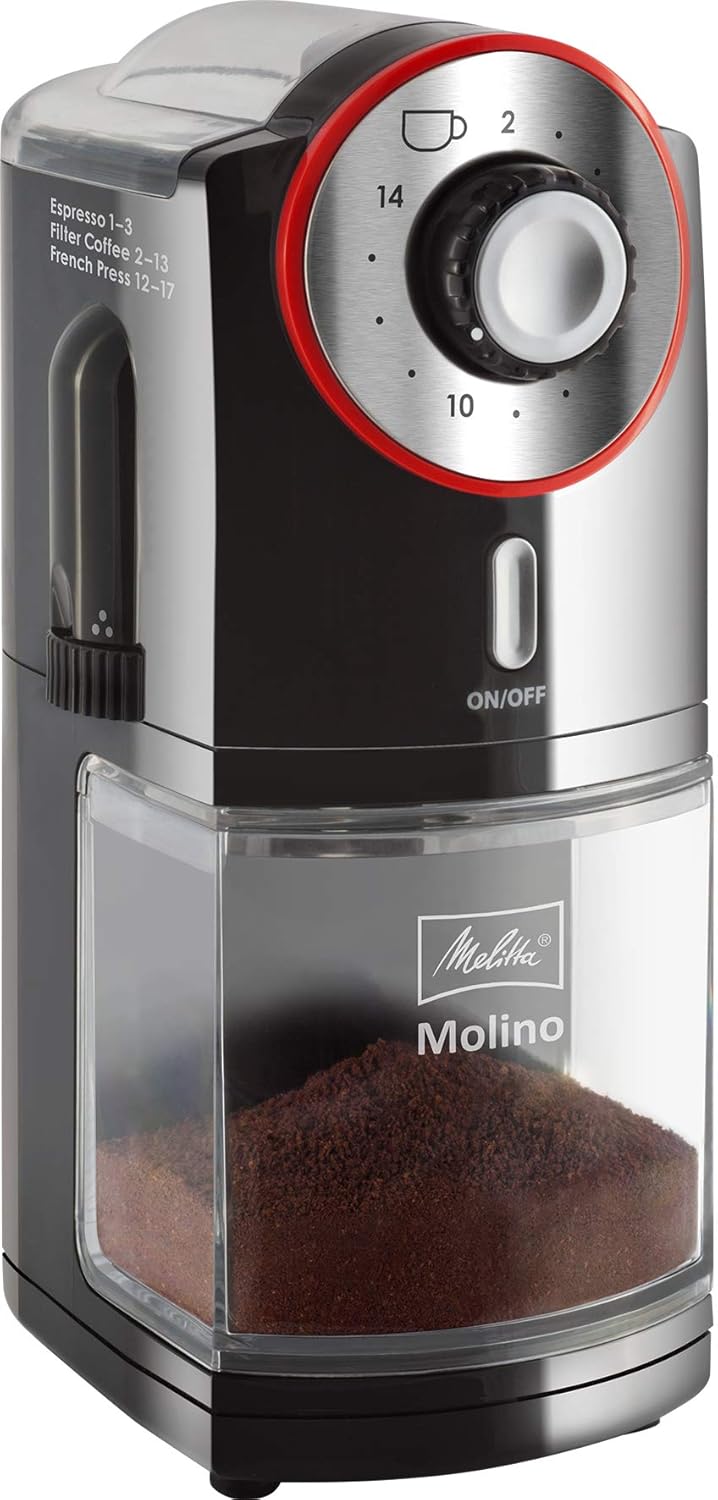 Elektrische Kaffeemühle Milono, Rot