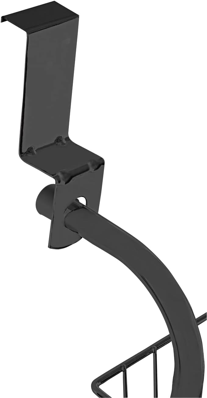 Tür-Schuhregal, Schwarz