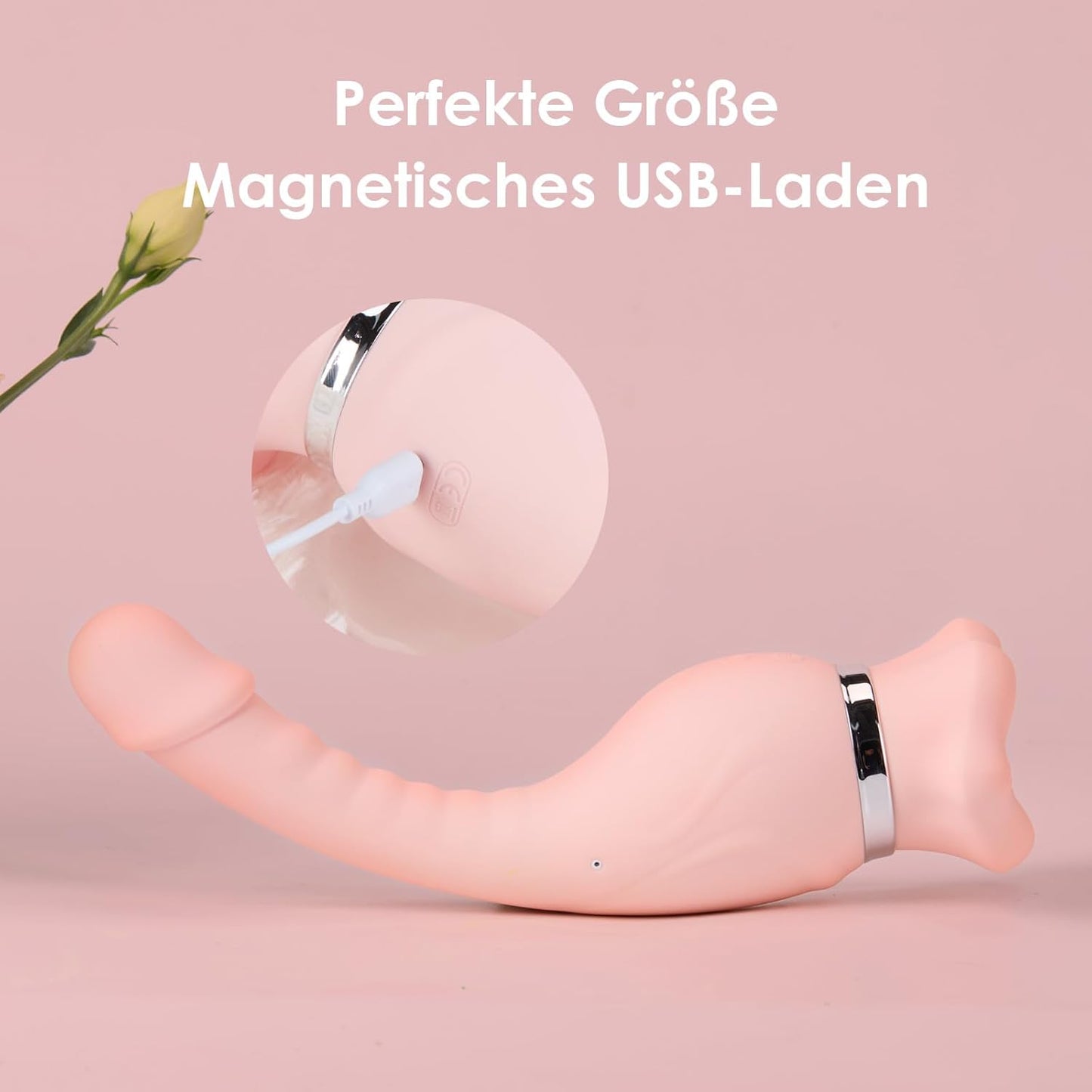 3-in-1 Vibrator Dildo Set mit 10 Vibrationen, Sexspielzeug für Frau