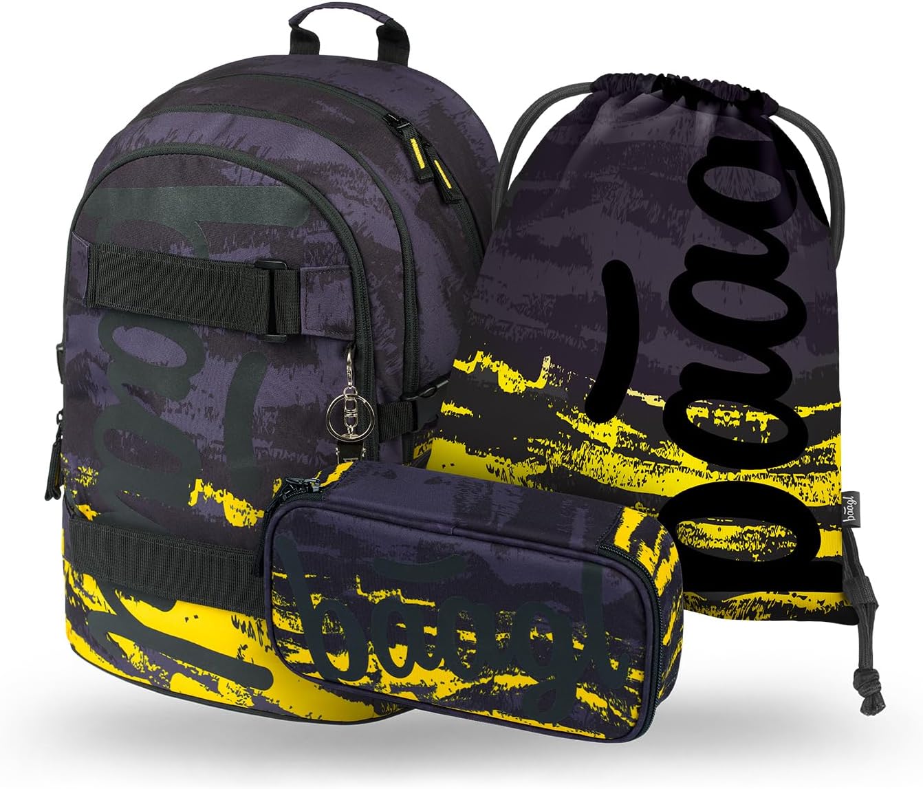 3-teiliges Schulrucksack-Set, Dune