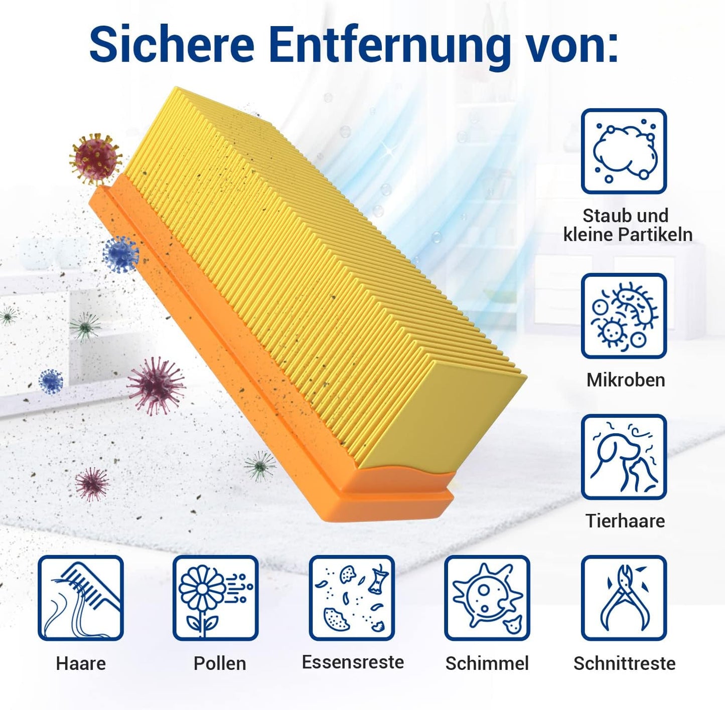 Flachfaltenfilter für Kärcher, 1 Stück