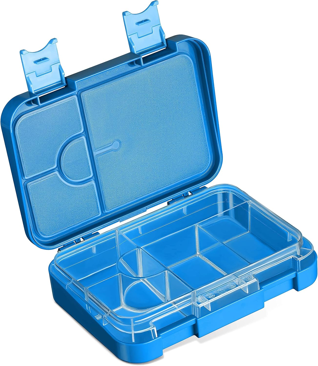 Bento Box mit Bagger-Motiv für Kinder, Blau - Bagger Len 21x15x4,5cm