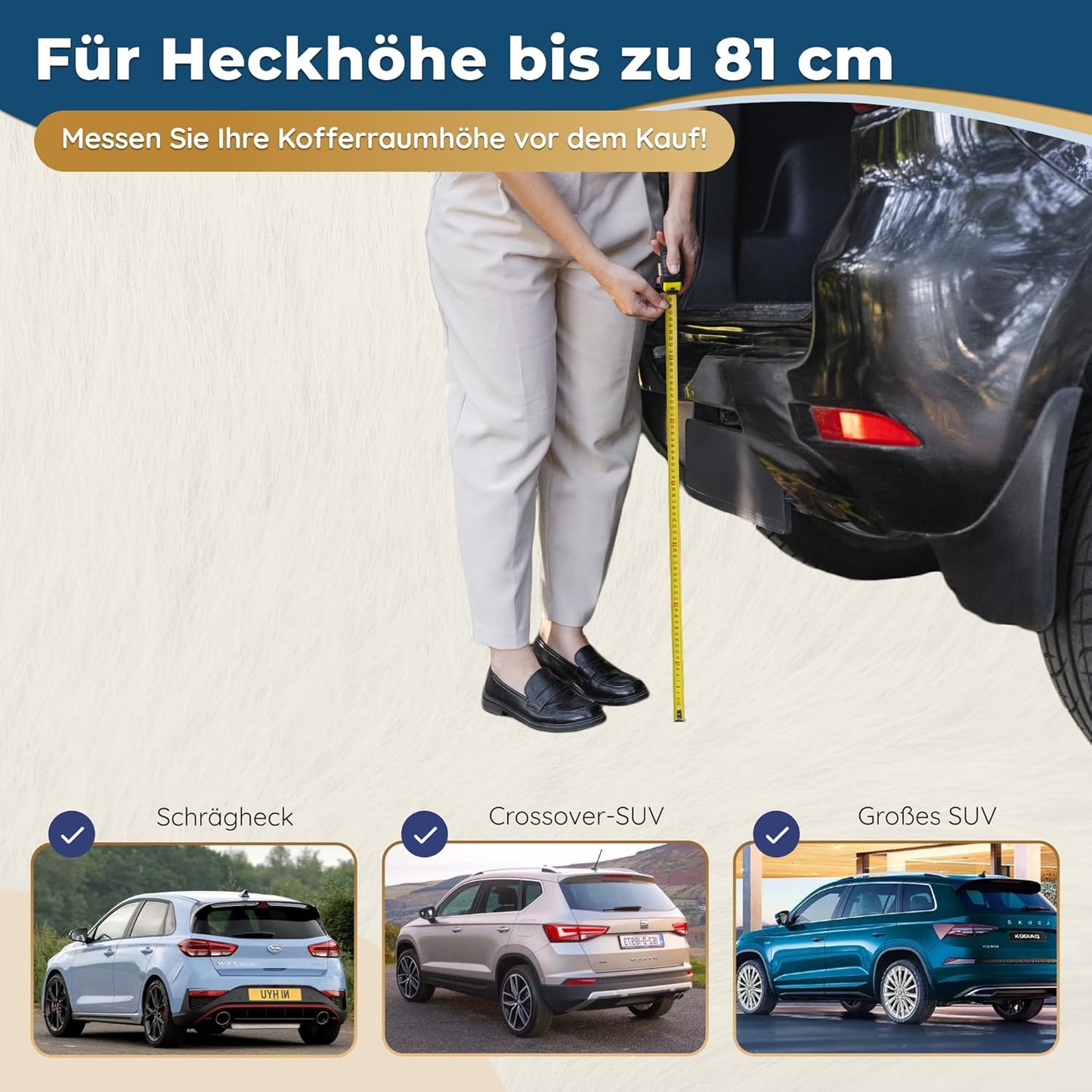 Klappbare Hunderampe für Autos und SUVs, Dark Gray