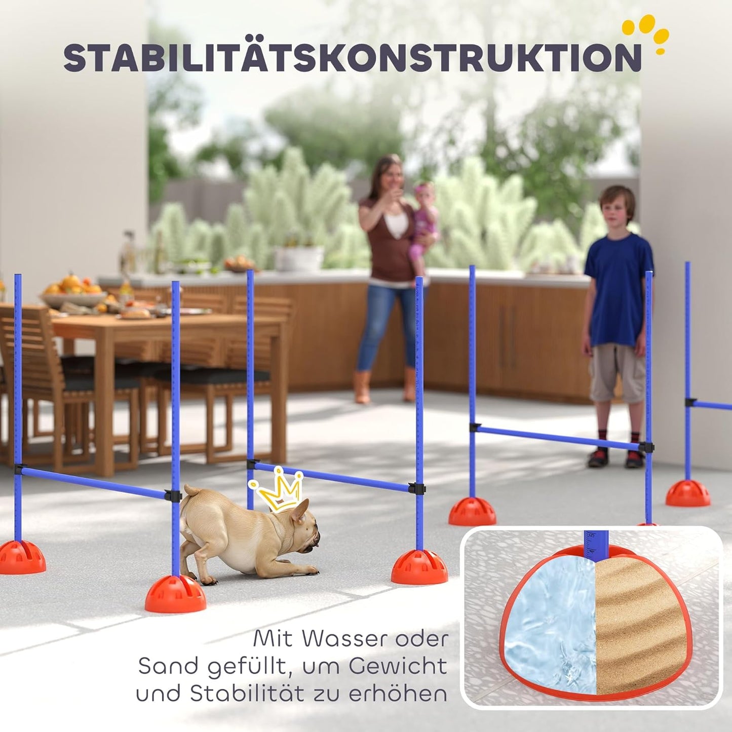Agility Trainingsset, Blau