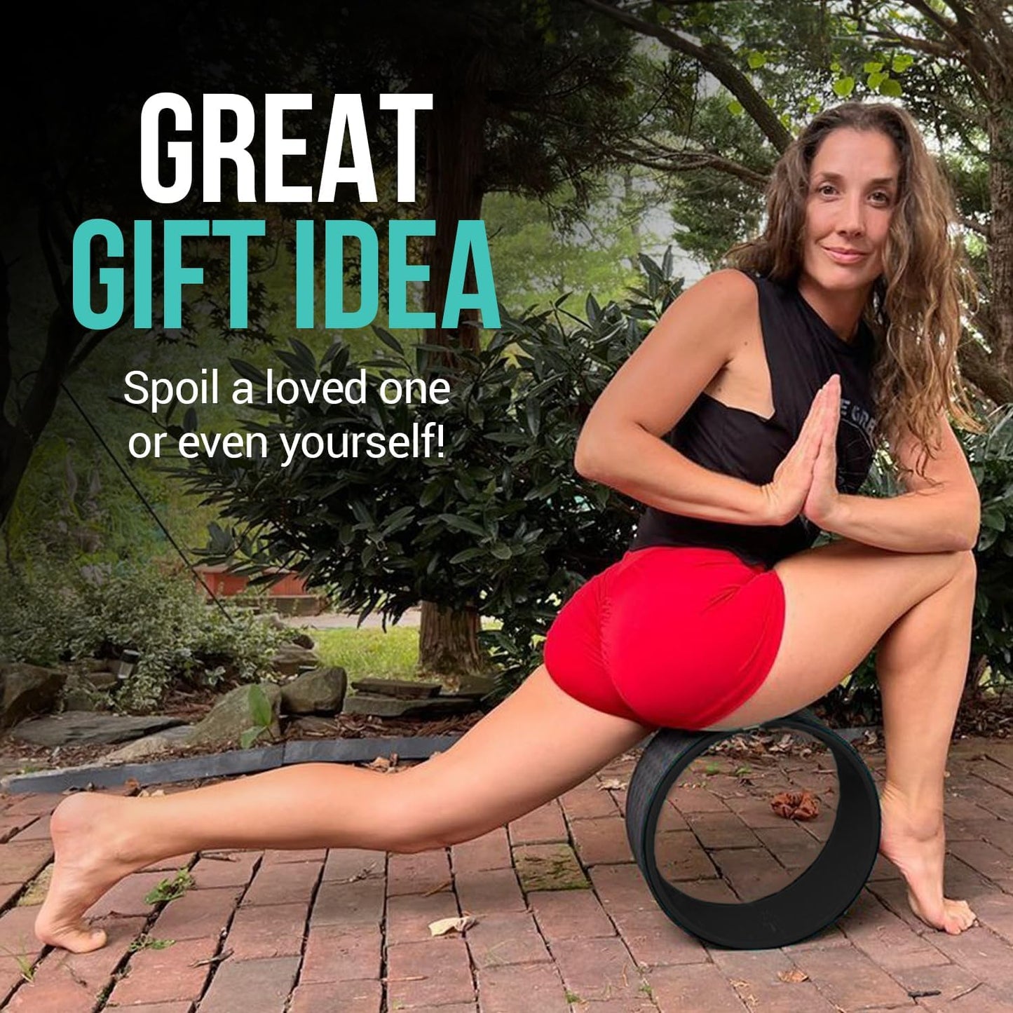 Extra breites Yoga-Rad für Anfänger, Breit