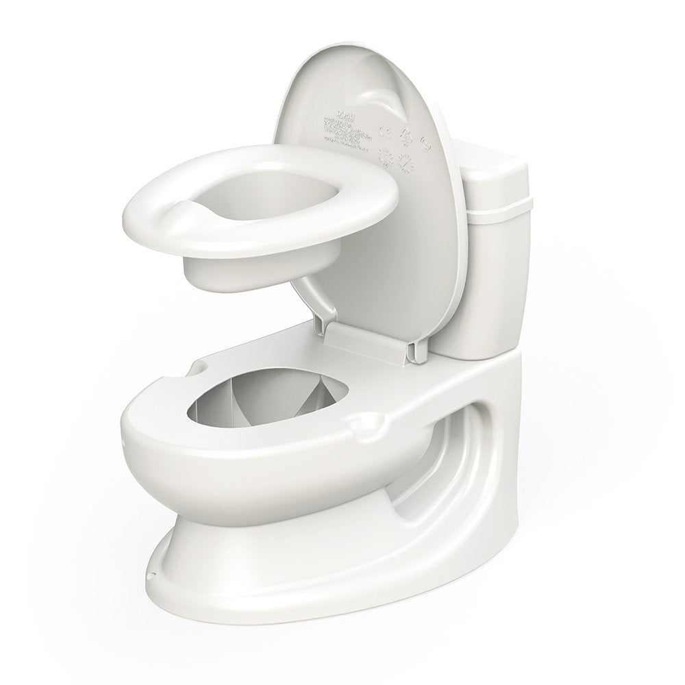 Kindertoilette mit realistischem Design, Weiß
