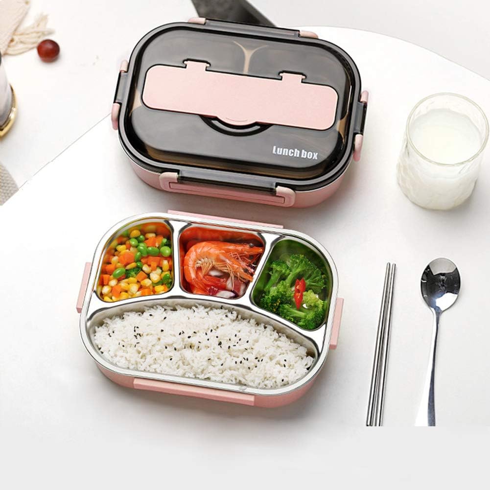 Bento Box, Rosa, 4 Fach