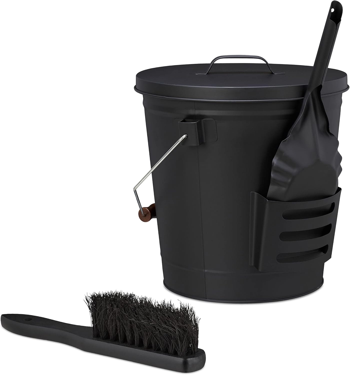 Ascheeimer mit Kehrset