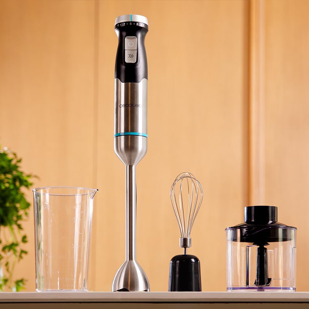 Stabmixer Power Pulsar, Edelstahl 3 Zubehörteile