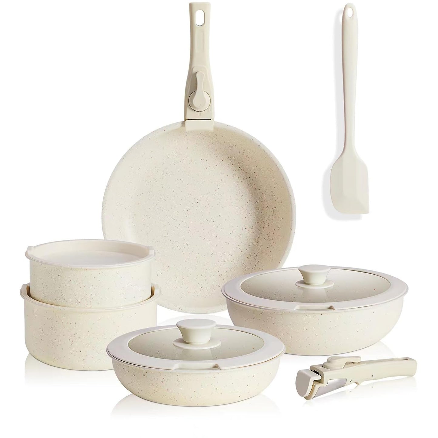12-teiliges Topf- und Pfannenset, 12 pieces