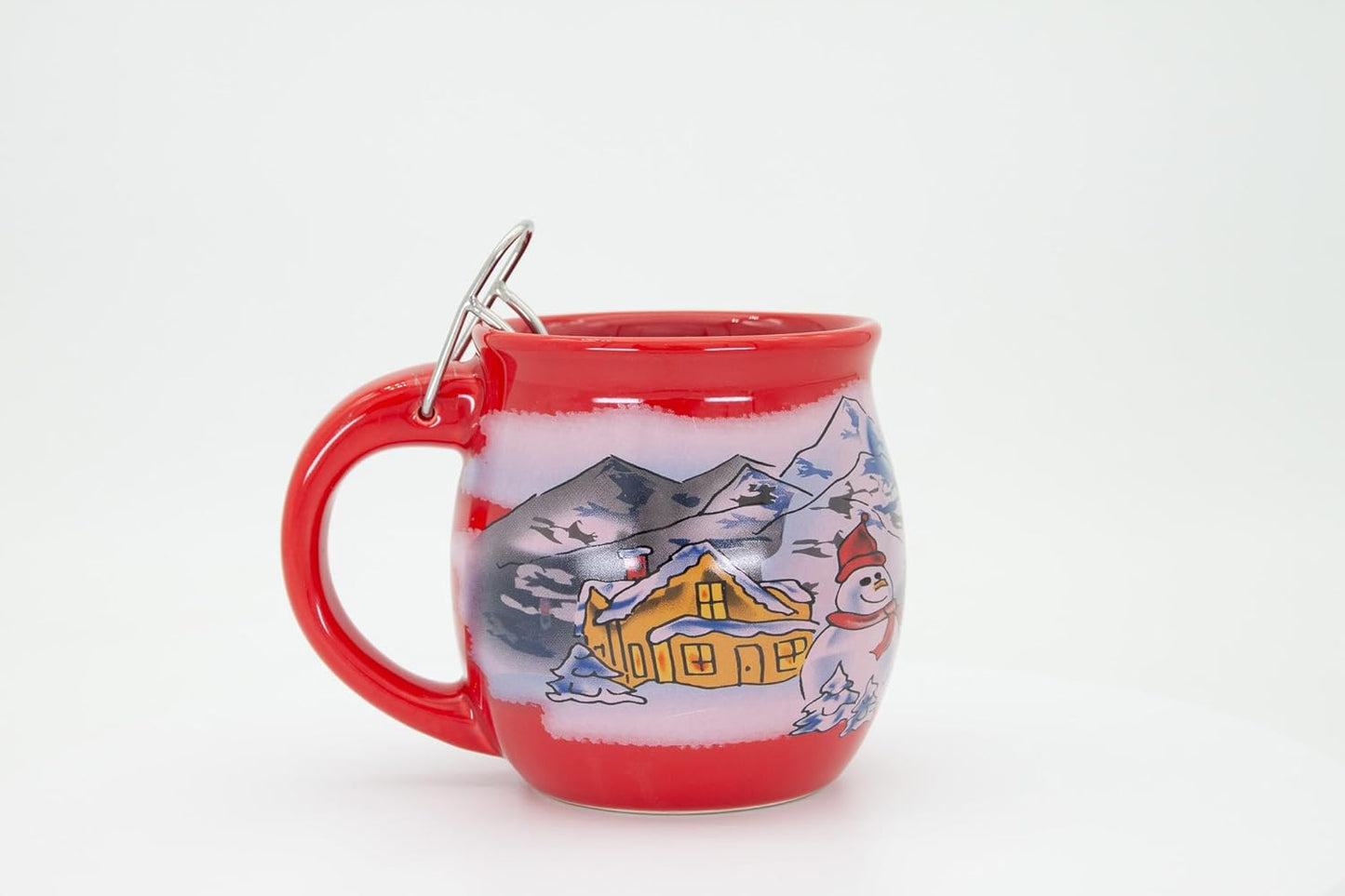 6-teiliges Feuerzangenbowle-Set, Rot / Winter