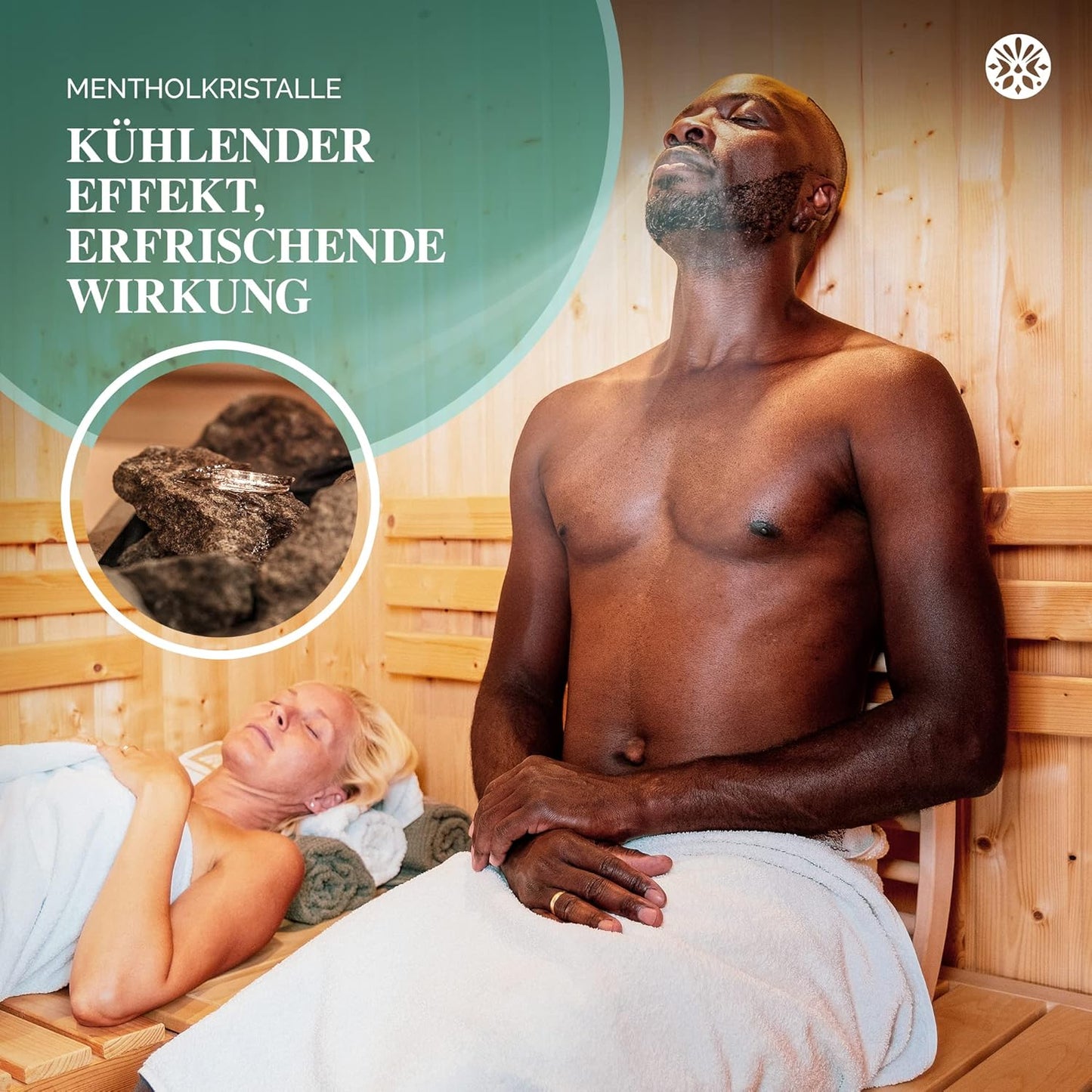 Mentholkristalle für Sauna-Aufgüsse, Nachfüllbeutel 200 g (1er Pack)
