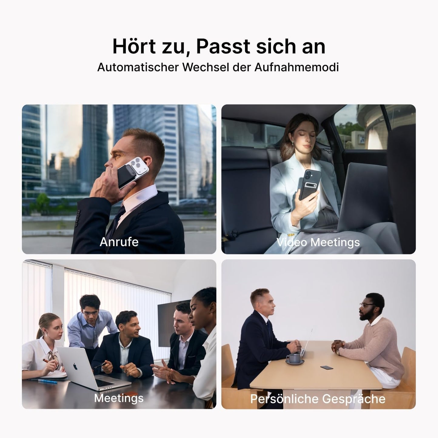 Note Pro KI Diktiergerät mit Transkription, Orange