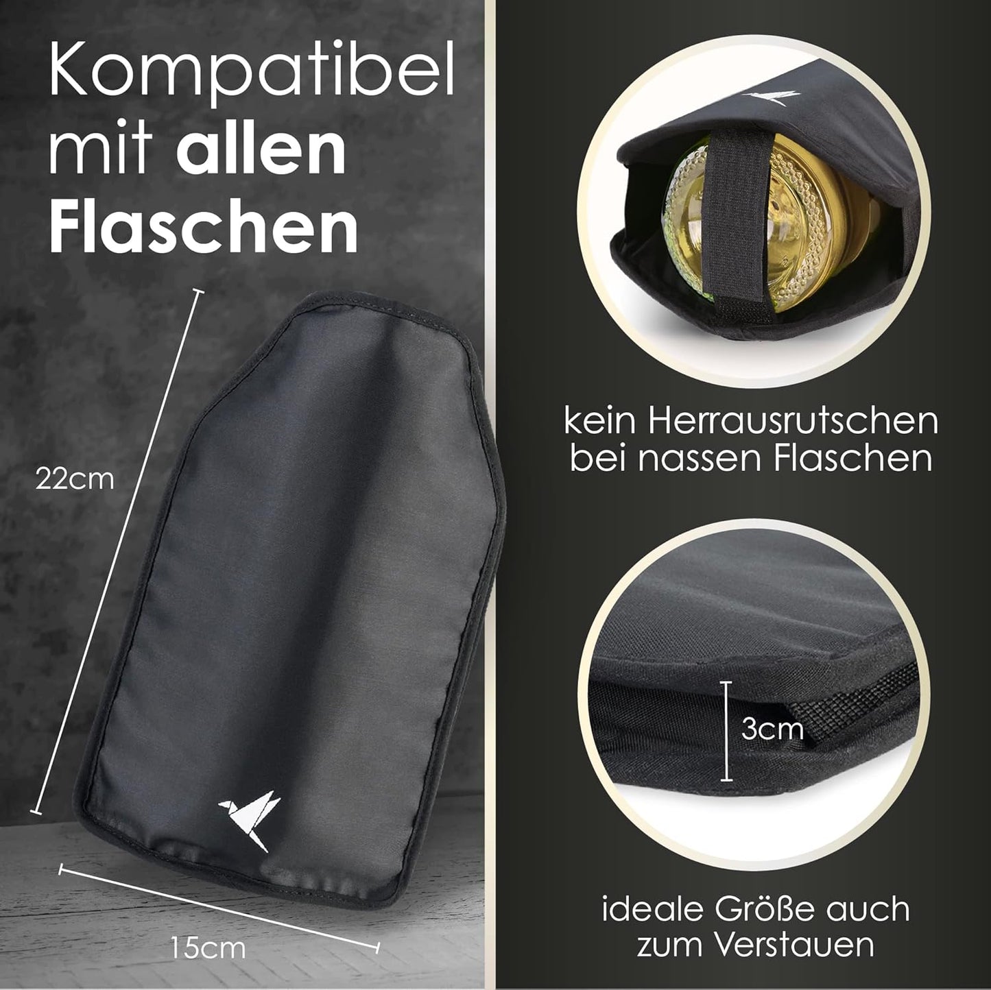 Weinkühler Manschetten-Set, 2er Set Weinkühler Manschette