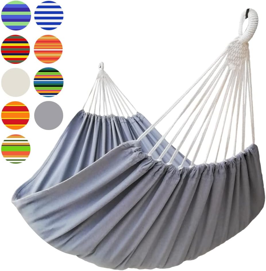 Hängematte für 2 Personen, XXL (330cm), Grau